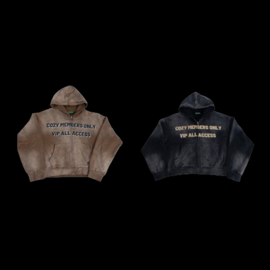 Members Only Zip Up Hoodie